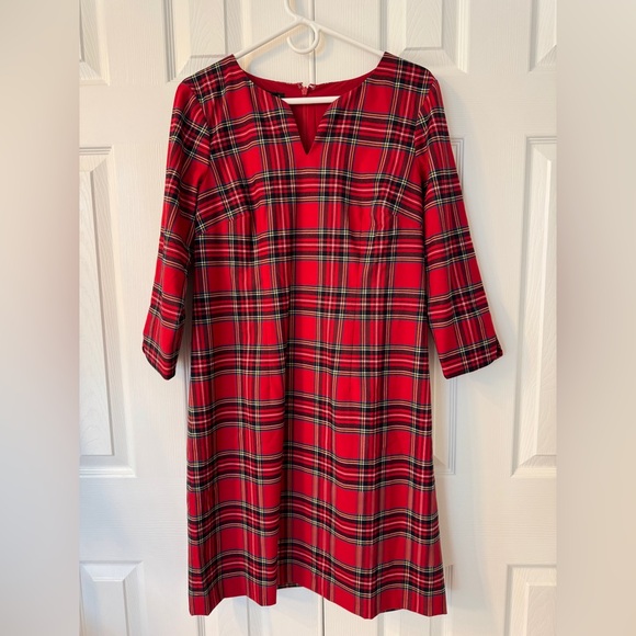 Talbots sz. 8 A-Line Dress with 3/4 Sleeves - Picture 1 of 5